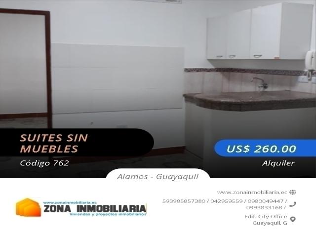 #762 - Suites para Alquiler en Guayaquil - G - 1