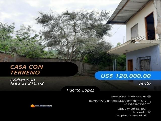 #808 - Casas para Venta en Puerto Lopez - M - 3